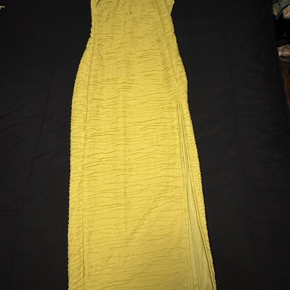 Elegant Green Midaxi Dress